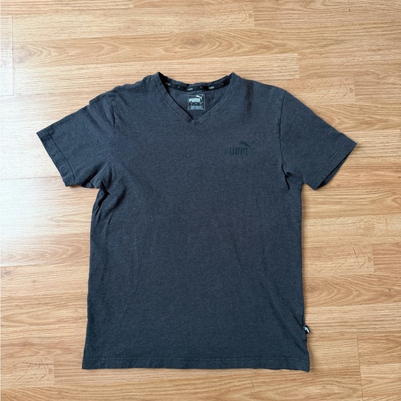 Puma Other - Puma Men’s  Gray V-Neck Short Sleeve Shirt